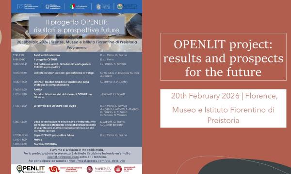 OPENLIT project: results and prospects for the future - Florence, February 20th.
