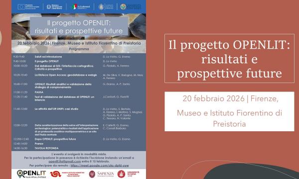 Il progetto OPENLIT: risultati e prospettive future - Firenze, 20 febbraio.